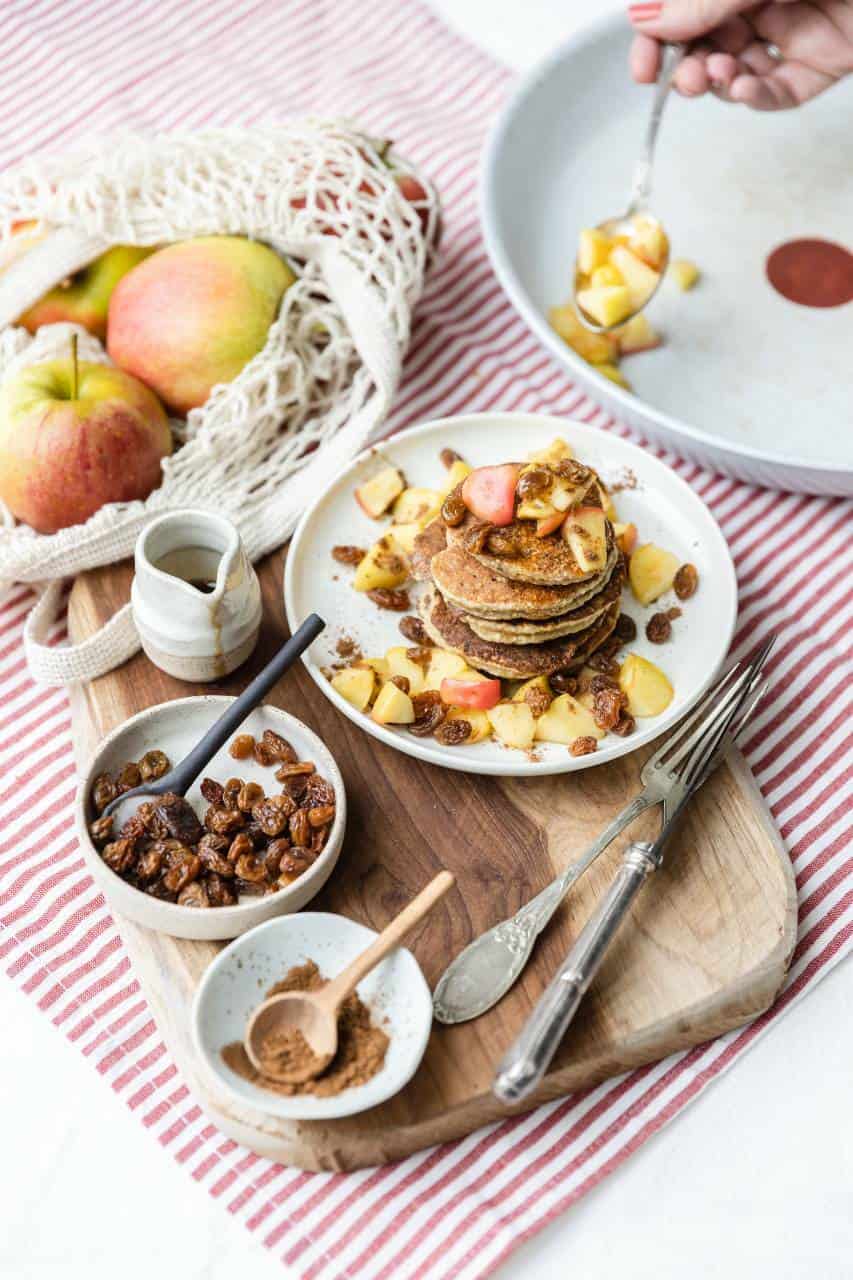 Banaan havermout pannenkoek