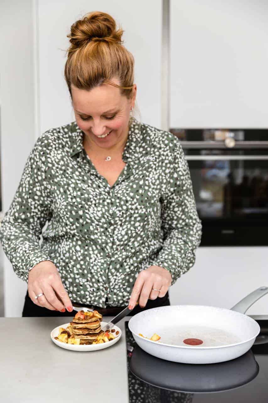 Appeltaart havermout pannenkoeken