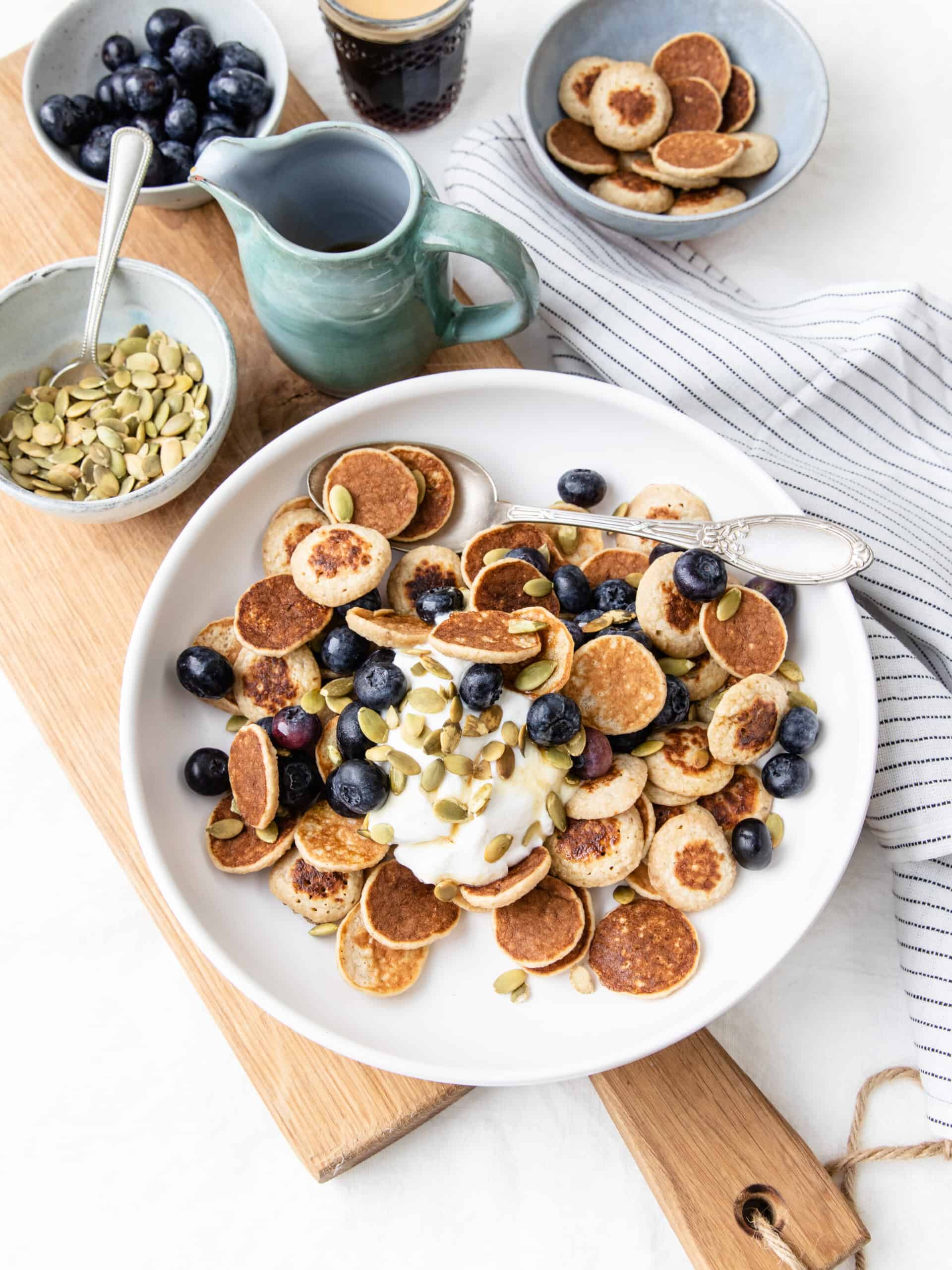 Mini pancakes recept