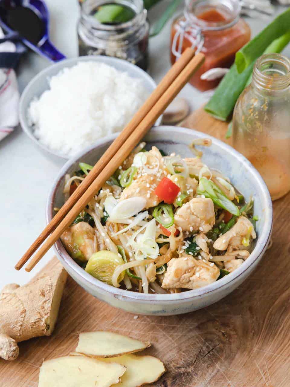 Wokgerecht met zelfgemaakte saus