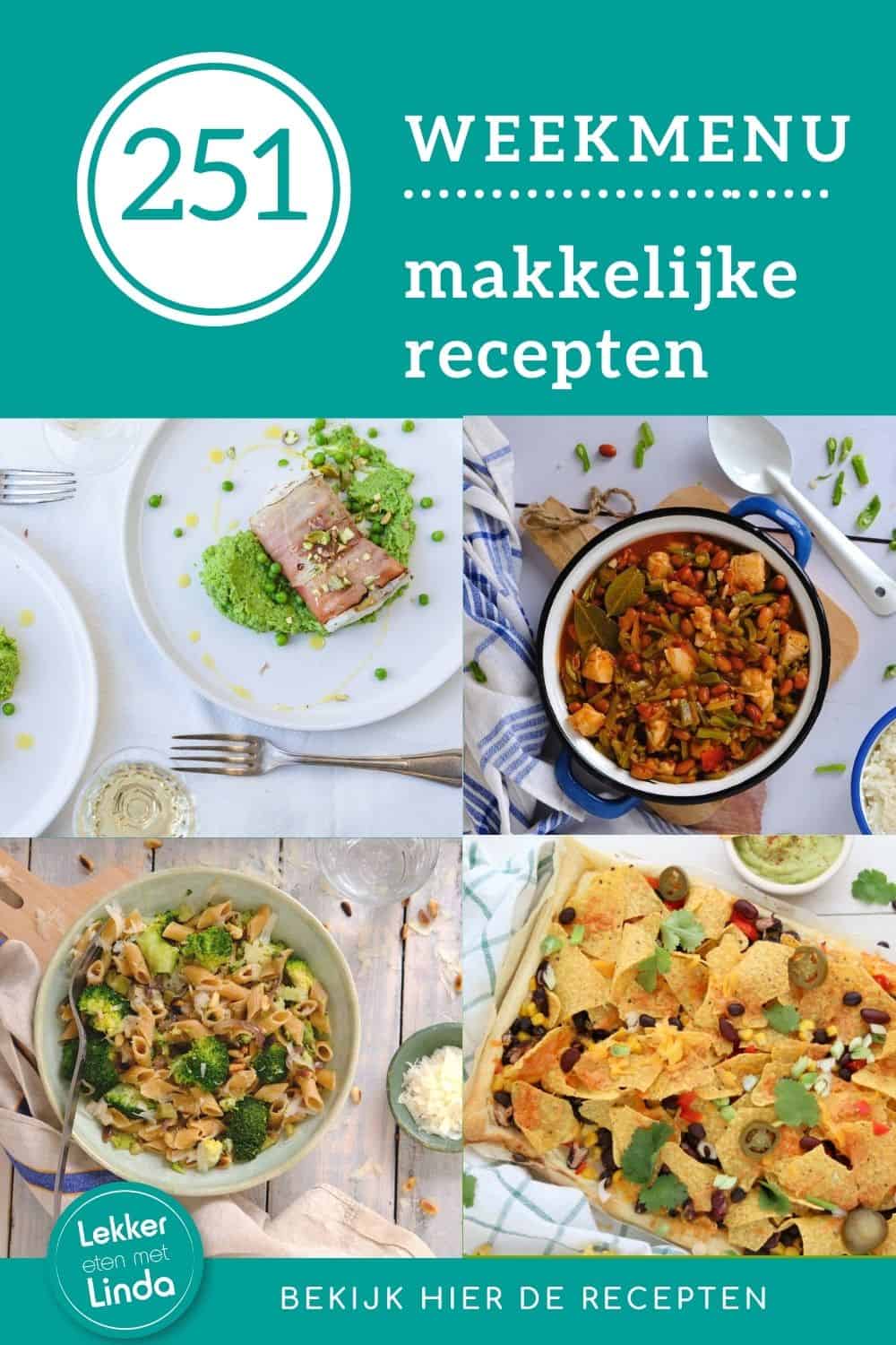 Wat eten we vandaag? Maak een weekmenu en je hoeft er een week niet over na te denken