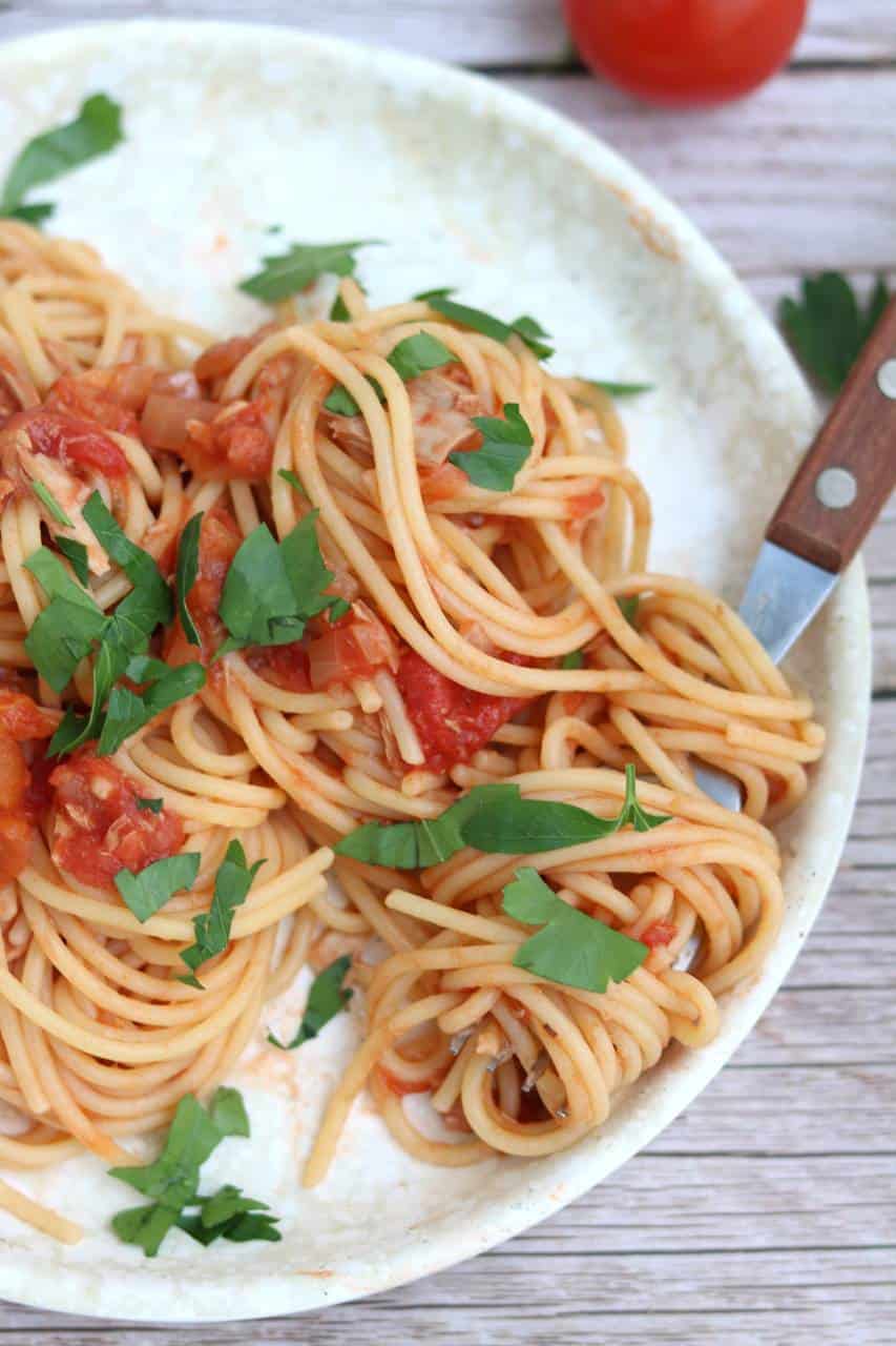 Pasta met tonijn