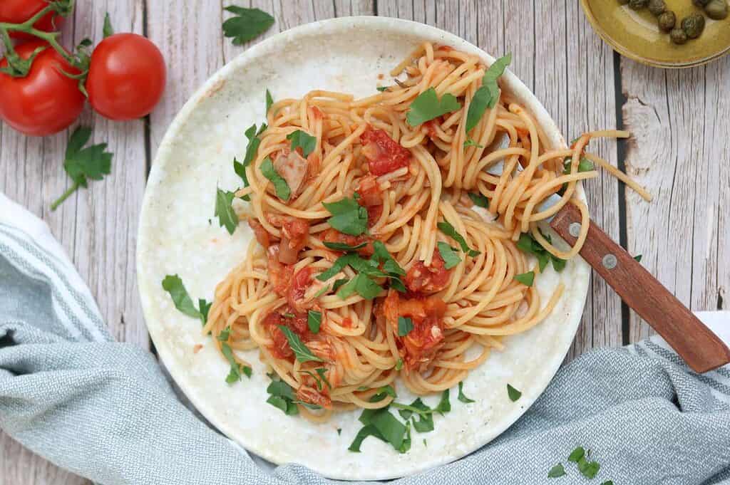 Tonijn pasta