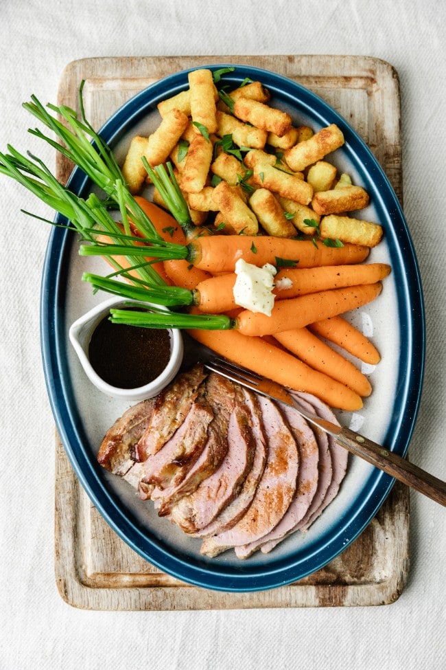 Beenham uit de oven