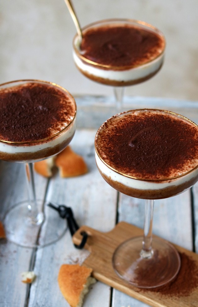 Gezonde eierkoek tiramisu met kwark