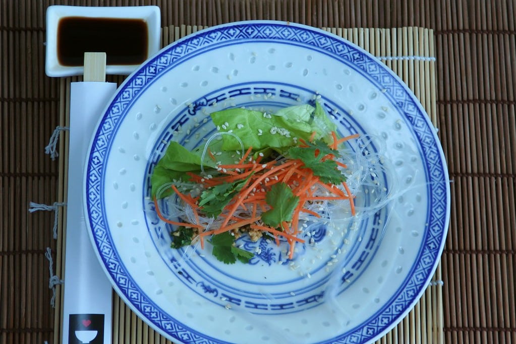 Vegetarische springrolls maken
