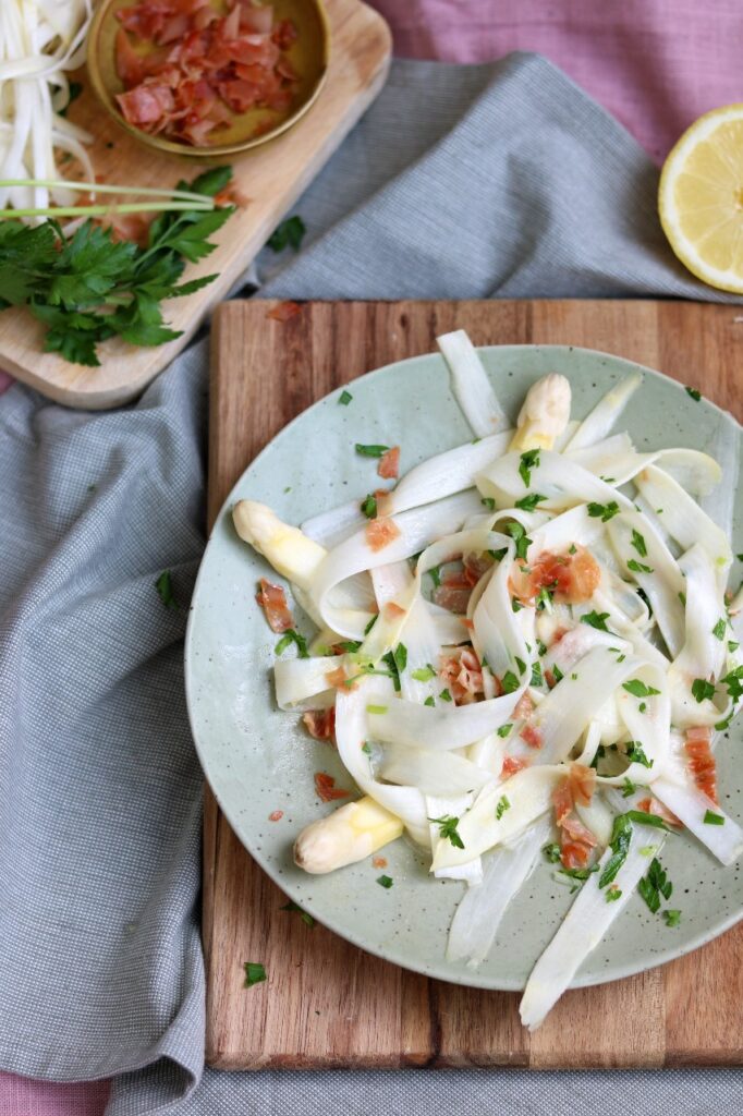 Carpaccio van asperges