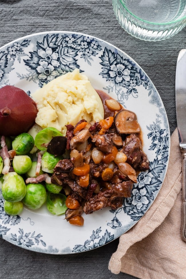 Boeuf Bourguignon uit de oven
