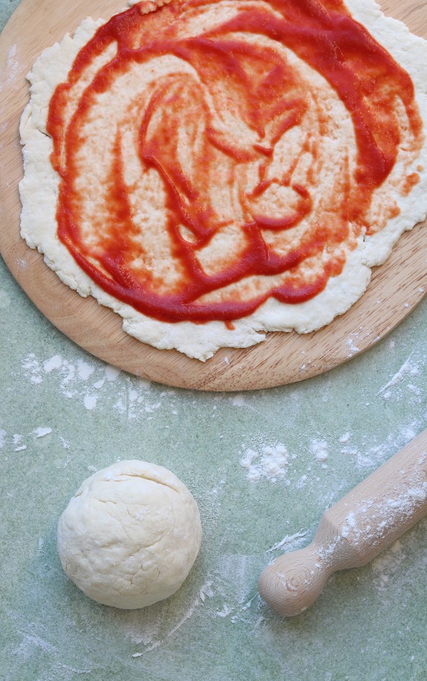 Gezonde pizzabodem