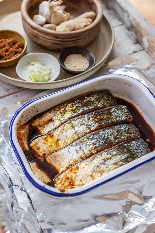 Zalm van de bbq