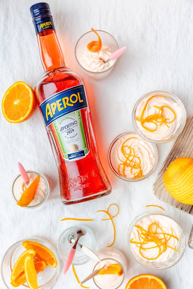 Aperol mousse