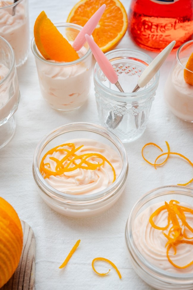 Aperol mousse