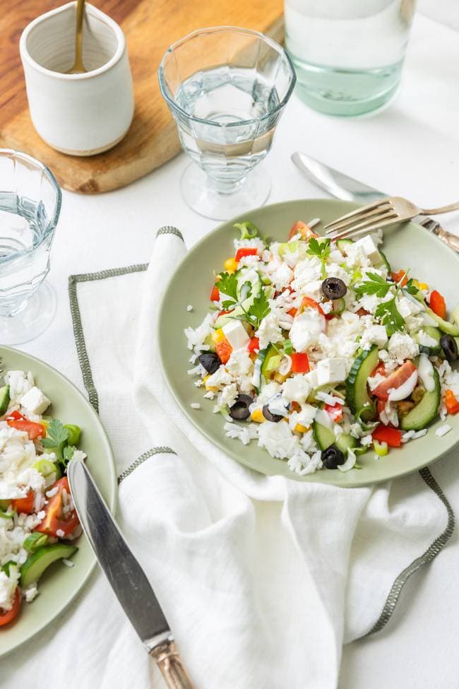 Rijstsalade