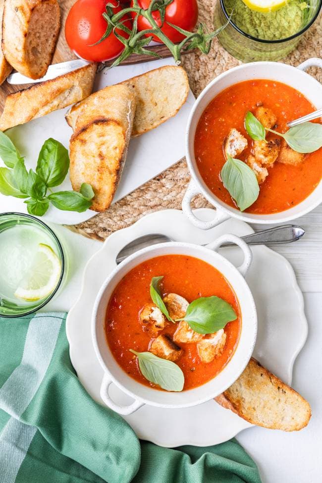 Paprika tomatensoep maken