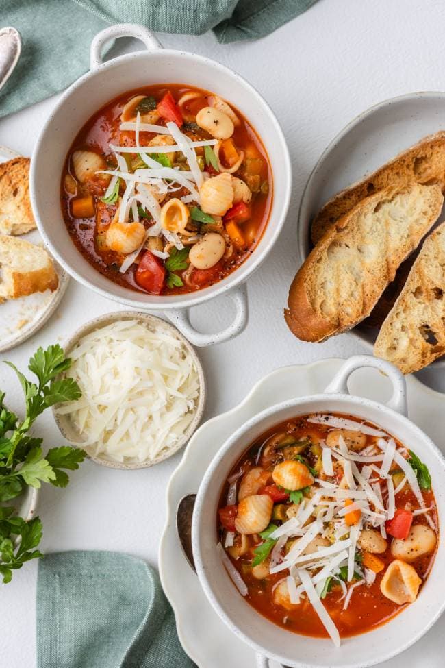 Minestrone soep