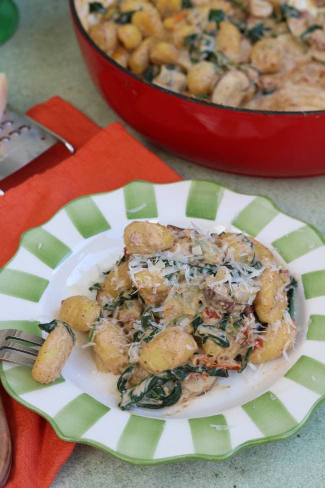Gnocchi met spinazie