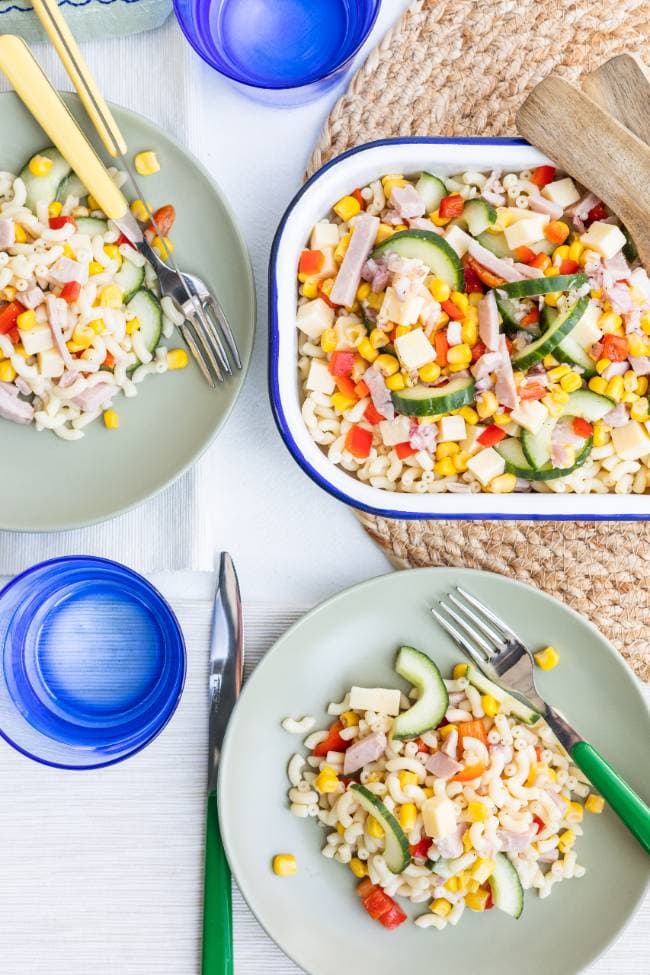 Macaroni salade, pastasalade