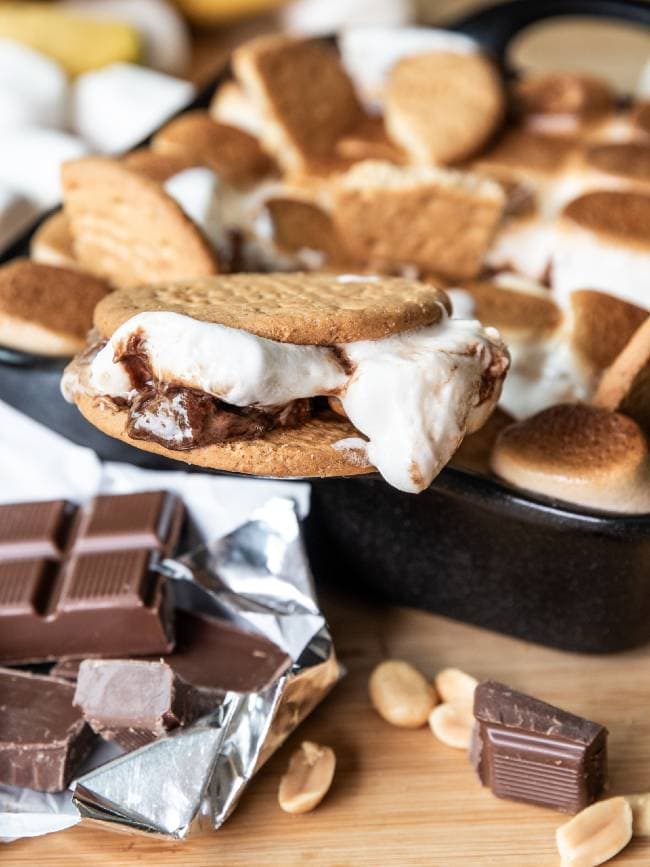 Smores van de bbq