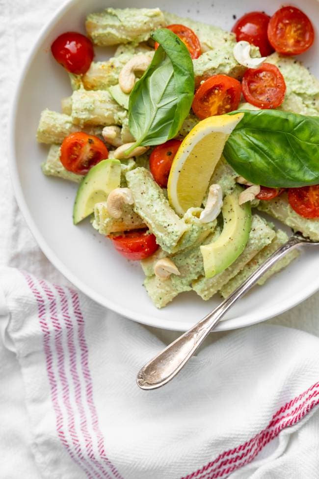 Avocado pasta, pasta recepten voor doordeweeks
