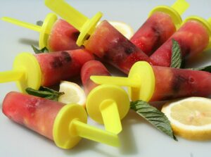Waterijsjes van vers fruit