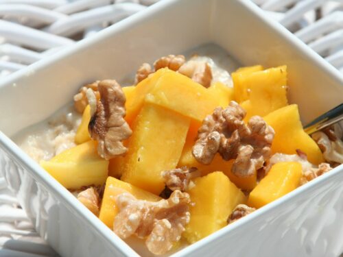 Havermout met mango