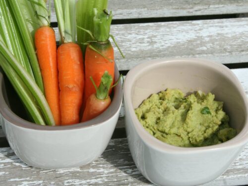 koriander hummus
