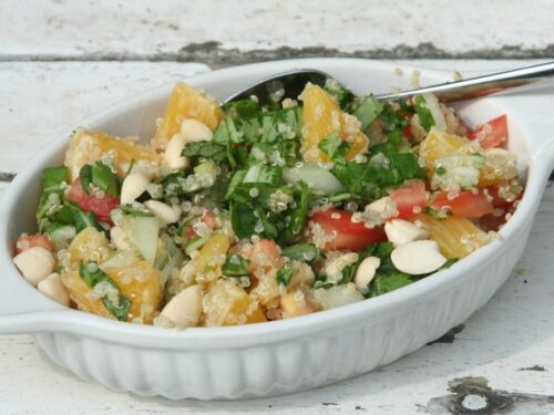 Quinoa paksoi sinaasappel
