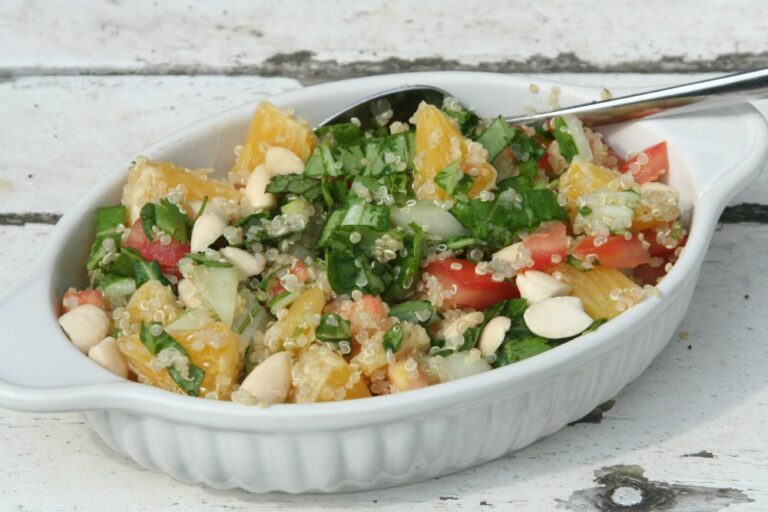 Quinoa paksoi sinaasappel