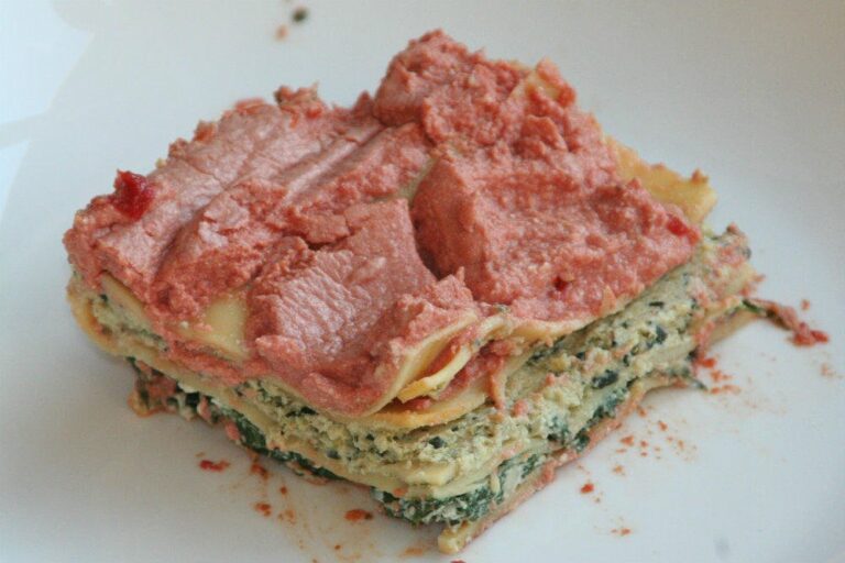Spinazie ricotta lasagne