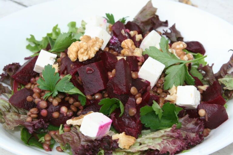 Bieten linzen salade