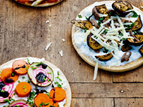Speltpizza uit Easy Peasy