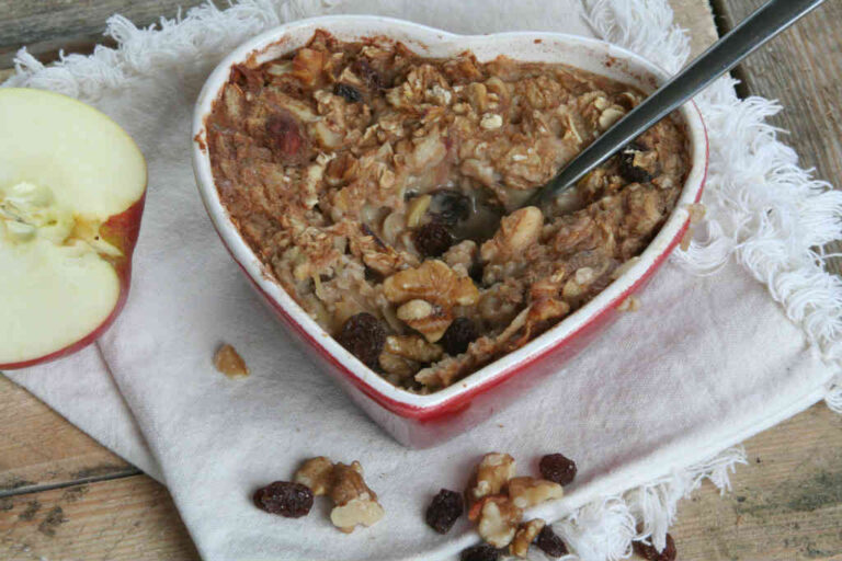 Appeltaart havermout uit de oven