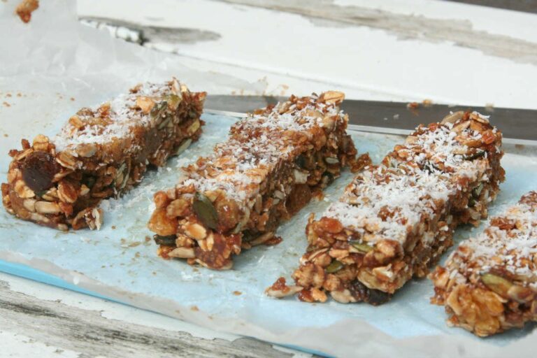 Gezonde rijstwafel mueslireep