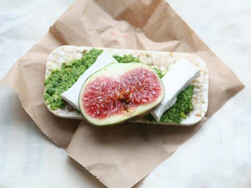 Groentespread met geitenkaas