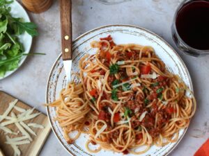 Spaghetti bolognese Jamie Oliver