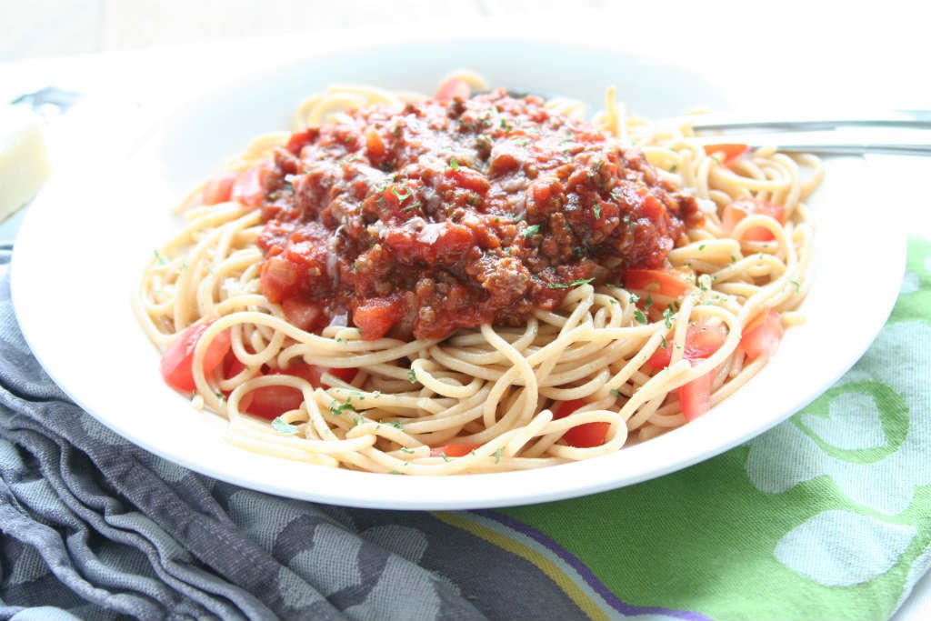 Spaghetti bolognese van Jamie Oliver