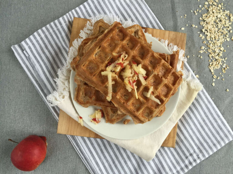 Havermoutwafels met appel