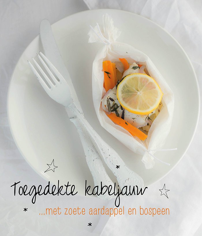 Toegedekte kabeljauw uit het kookboek Hemels