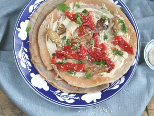 boekweitwraps met hummus