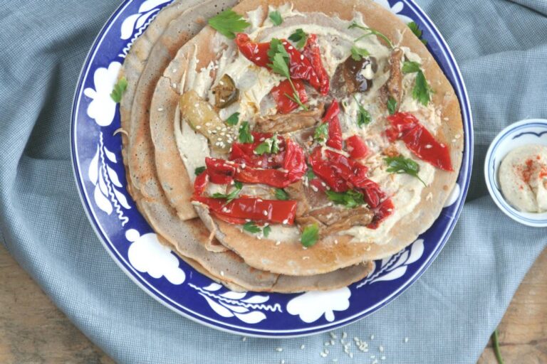 boekweitwraps met hummus