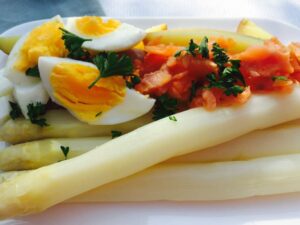asperges met zalm