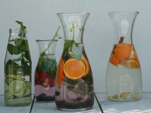 Fruitwater maken, fruitwater recepten