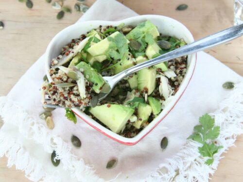 quinoa met avocado
