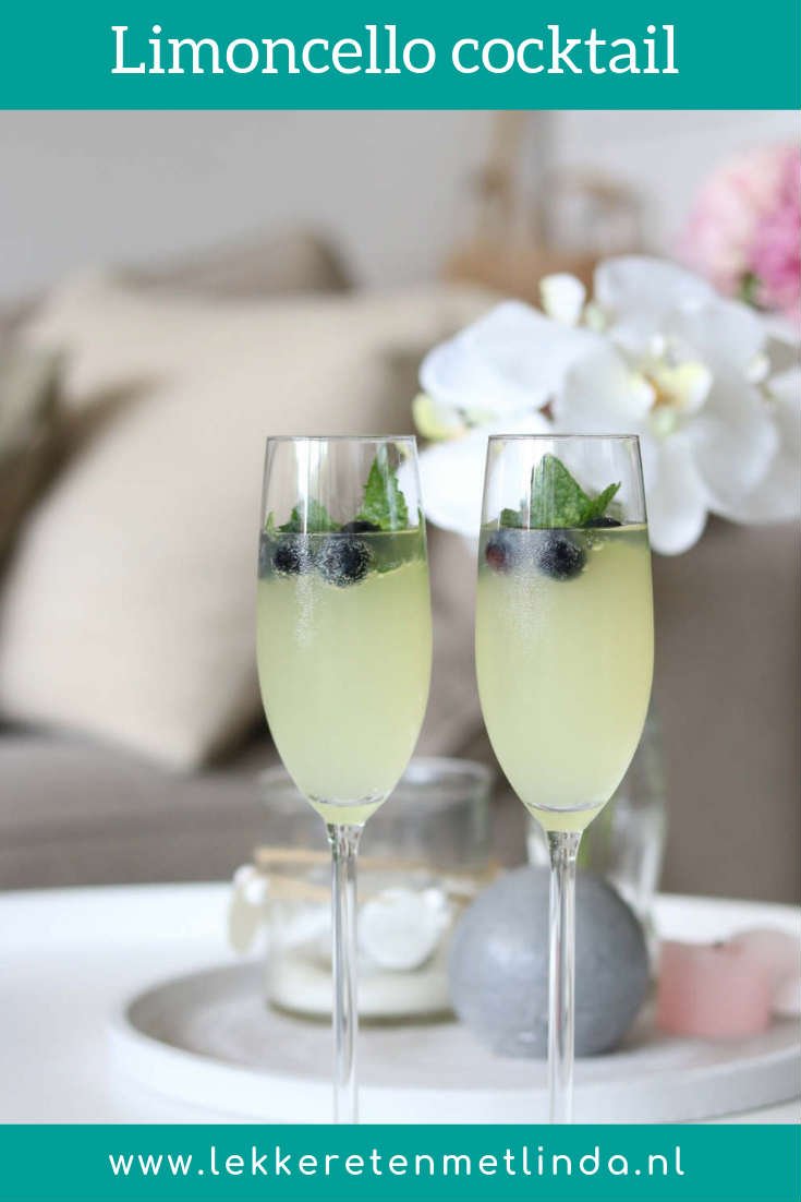 Limoncello cocktail, cocktail met limoncello