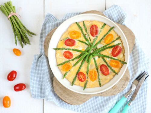 Frittata met groene asperges