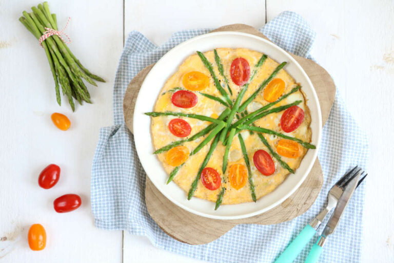 Frittata met groene asperges