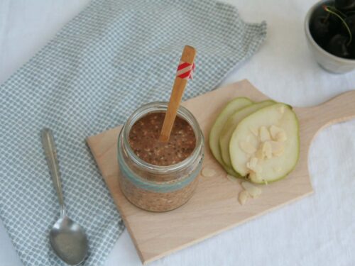 gezond ontbijt met overnight oats