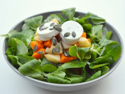 Salade met pompoen