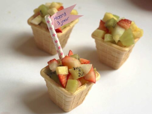 Gezond trakteren fruitbakjes