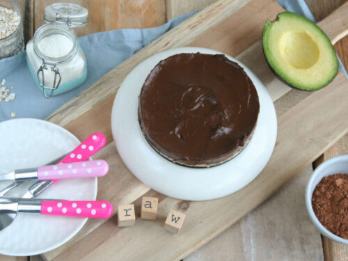 raw chocolade taartje
